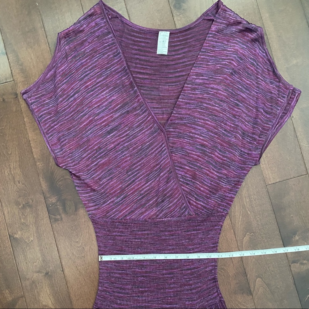 Gorgeous! Italian Designer Production Sample; Purple Slip&Cowl-Neck Dress! EUC! - Picture 6 of 16